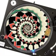 Aztec Circle Of Life Slipmat Turntable 12" for DJ Vinyl LP Audiophile