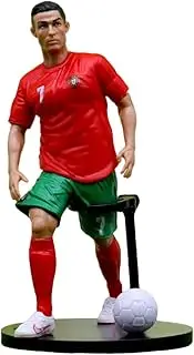 Super Soccer Player Cristiano Ronaldo Figure, Football Classic No. 7 Action Figure, Great for Birthday Anniversary, Office&Desk,7.5” H x 3.9” L x 3.9” W