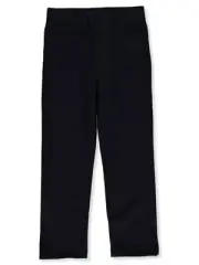 French Toast Boys' Flat Front Flannel Pants