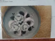 RUTH VANTIL 1988 ROSE POWDER BOX Chippendale floral PAINTING PATTERN oil acrylic