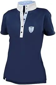 [Jacson] Jackson 586509 586509 Rider Top, Contest Top Badge, Marine XS