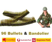 Bullet Belt Cartridge Belt 150cm 96 Ammunitions Plastic Army Toy Self Assemble