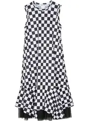 [COMME des GARCONS COMME des GARCONS] Sleeveless Check Pattern Dress