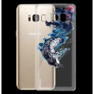 Note5/Note8/Note9/Note10/pro 雲煙虎浮雕空壓殼防摔殼 三星Samsung手機殼