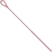 Straw Brushes, Silicone Straw Cleaner Brush, Reusable Non-Slip Cleaning Tool Long Handle Pipe Washer for Metal, Glass Tube & Baby Bottles