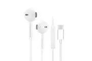 USB Type C Wired Headphones MIC Microphone Earphones For iPhone 15 16 iPad Au