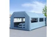 Giantz Inflatable Spray Booth 8.5X4.6M Car Paint Tent Filter System 2 Blowers