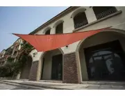Rectangle Oversized 13'x19'8" Faddivast Sail Patio Sun Shade UV Block, RED