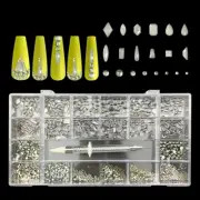 Flatback Jewels Rhinestones Shiny Diamonds Stone Nails Crystals