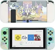 YOCORE Cute Anime Protective Case Compatible with Switch, Soft TPU DIY Replacement Shell with Shock-Absorption and Anti-Scratch