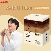 在飛比找PChome24h購物優惠-【Maxim】韓國 KANU 雙倍拿鐵咖啡 (13.5gx5