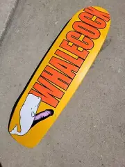 Whalecock Skateboards Deck 1999 - Dave Carnie - Todd Bratrud - Rare NOS