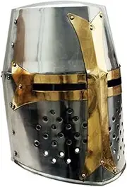 Great Brass Crusader Helmet Rustic Vintage Home Decor Gifts