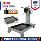 360° 1100Lbs Folding Engine Stand Heavy Duty Workshop Auto Crane Hoist Motor