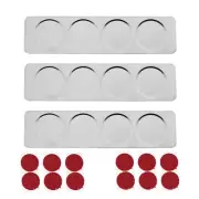 Magnetic Spice Jars Rack Stainless Steel Spice Jars Wall Plate Base Wall6935