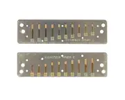 Suzuki Manji M-20 Harmonica Replacement Reed Plates - Am Key, New