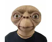 Et Alien Mask Latex Head Realistic Masks Fancy Dress Costume For Halloween Party Carnival