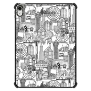 iPad Air 11-inch (M2/M3) iPad Impact Case Seattle black white iPad