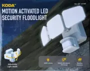 KODA Motion Activated LED Security Floodlight 3600 Lumens Motion Detects 70 ft