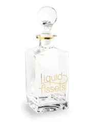 Rosanna Cheers Decanter Liquid Assets SKU: 97374. SET OF 2