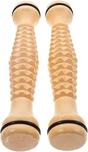 2Pcs Portable Back Roller Massager Lightweight Muscle Relief Tool for Home Gym and Travel Comfortable Stretching Support for Back and