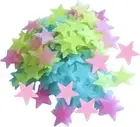 Glow in the Dark Stickers, 100 PCS Luminous Star Wall Decals for Kids Bedroom Wa