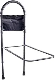 Elderly Bedside Handrail Aluminum Alloy Non-Slip Anti-Fall Bed Rail Hospital Safety Bed Rail with Useful Storage Pocket (Size : 81cm×70cm×35cm)