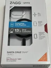 ZAGG - Gear4 Santa Cruz Snap MagSafe Compatible Case for Apple iPhone 13 - Clear