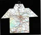 Origami Map Shirt Spain, Sevilla, Dos Hermanas, Jerez, Arcos, Mairena, Utrera
