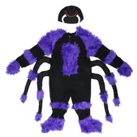 在飛比找蝦皮商城精選優惠-★瘋狂派對★萬聖節變裝派對兒童蜘蛛造型服飾 寶寶3D紫色女巫
