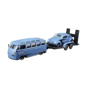 Maisto Licensed 1:24 Scale Design Elite Transport Volkswagen Samba & Beetle Model Car Blue