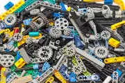 ☀ 1 Pound LB LEGO Technic NXT liftarms axles gears pins beams extenders bushing