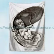 Boris Artzybasheff Infantilism tapestry cloth poster wall home hippie bedroom