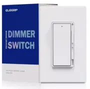 4 Slide Dimmer Light Switch Control 300W Dimmable LED CFL UL Listed E497992 READ