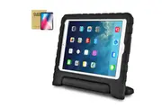 StylePro Combo, iPad 7th, 8th & 9th gen Kids case + Screen Protector. Shockproof EVA case, black