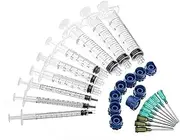 27Pcs/Set Dispensing Needle Kits Blunt Tip Syringe Needles Cap for Refilling and Measuring Liquids Industrial Glue Applicator