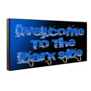 Welcome To The Dark Side Vader Quote Design Key Hanger / Pet Leash Hanger