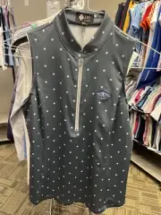 NWT WOMEN'S AMY SPORT FRONTLINE 2.0 S/L POLO, SIZE: XS, COLOR: GRAY FLAME(C322)