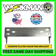 Workman DX1C Chrome CB & Ham Radio Bracket Galaxy Magnum Ranger Connex