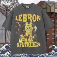 在飛比找蝦皮購物優惠-Lebron JAMES Oversize T 恤 LEBR