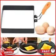 3.9 in 1/2 Pcs Egg Ring Square Egg Ring Stainless Steel Egg Muffins Omelet Maker