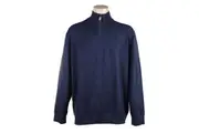 Men's Quarter Zip Sweater [Size: L]