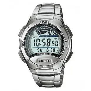 【CASIO】卡西歐十年電池潮汐月向電子錶W-753D-1A W-753D 宏崑時計 台灣卡西歐保固一年