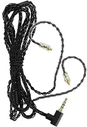 SG Store 1pc 8-Core MMCX Balanced Cable 3.5mm Headphones Cable Compatible with Shure SE215 SE535 SE846 3.5mm Upgrade Headphones Cable