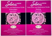 Baby Lock Solaris 3 BLSA3 Sewing & Embroidery Manual CLOTH BOUND 2 Book Bundle