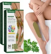 30/60pcs Leg Slimming Patch Wormwood Lower Body Treatment Detox Patch