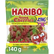 Haribo Happy Cherries Zing 140g