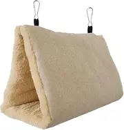 Winter Warm Bird Nest Shed Parrot Hammock Swing Plush Bird Sleeping Bed Parrot Hideaway Shed House For Parakeet