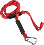 GALPADA Dock Rope with Hook for Boats Durable Elastic Bungee Cord for Secure Mooring and Towing Compact Design for Easy Transport Dock Lines for Canoes and Watercraft