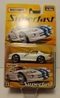 Matchbox Superfast Dodge Viper GTS, White, #23, 1/64